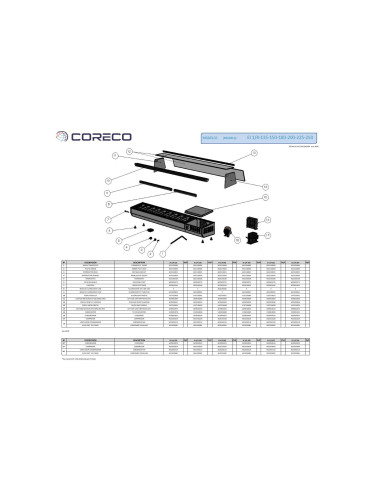 Pièces détachées CORECO EI-1-4-200 (202003-) Annee 202003- 