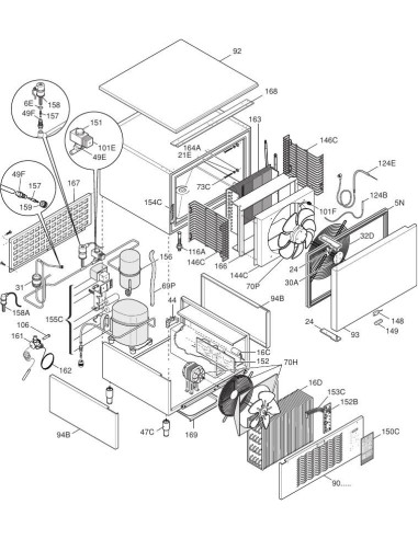 Pièces détachées FOINOX BC50 3AMV Annee 0 REV02 