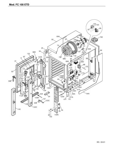 Pièces détachées FOINOX FC 100 ETD Annee 03-2001 