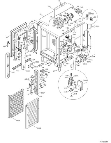 Pièces détachées FOINOX FC 100 GM Annee 0 