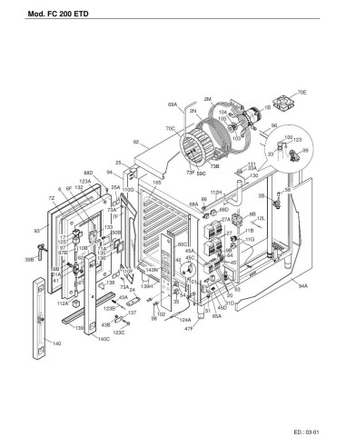 Pièces détachées FOINOX FC 200 ETD Annee 03-2001 