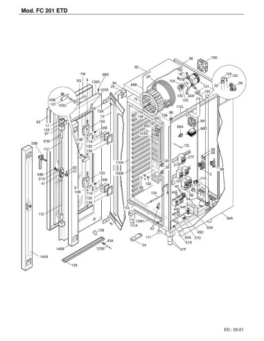 Pièces détachées FOINOX FC 201 ETD Annee 03-2001 