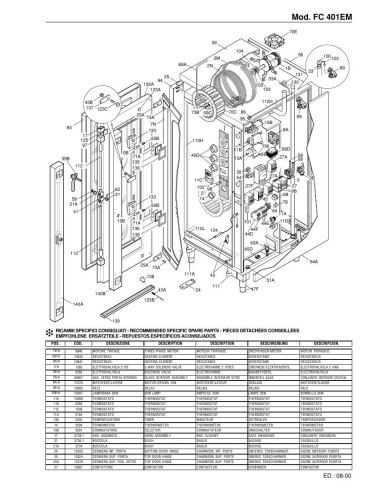 Pièces détachées FOINOX FC 401 EM Annee 08-2000 