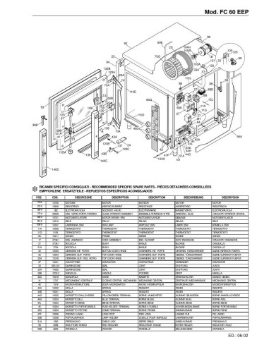 Pièces détachées FOINOX FC 60 EEP Annee 06-2002 