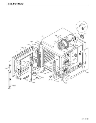 Pièces détachées FOINOX FC 60 ETD Annee 03-2001 