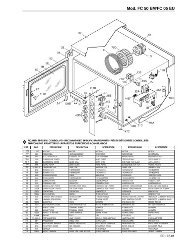 Pièces détachées FOINOX FC05EU Annee 07-2001 