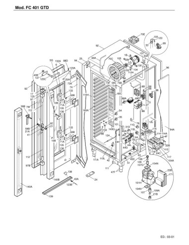 Pièces détachées FOINOX FC401GTD Annee 03-2001 