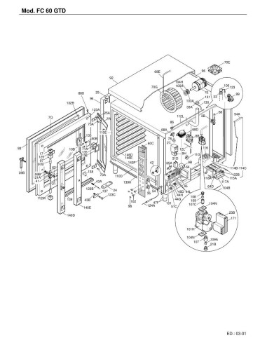 Pièces détachées FOINOX FC60GTD Annee 03-2001 