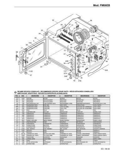 Pièces détachées FOINOX FM06EB Annee 06-2002 