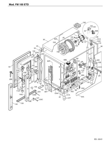 Pièces détachées FOINOX FM100ETD Annee 03-2001 