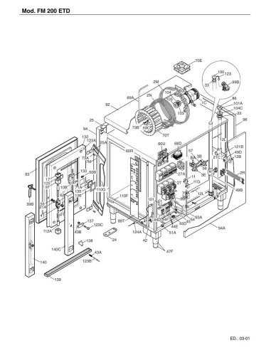 Pièces détachées FOINOX FM200ETD Annee 03-2001 