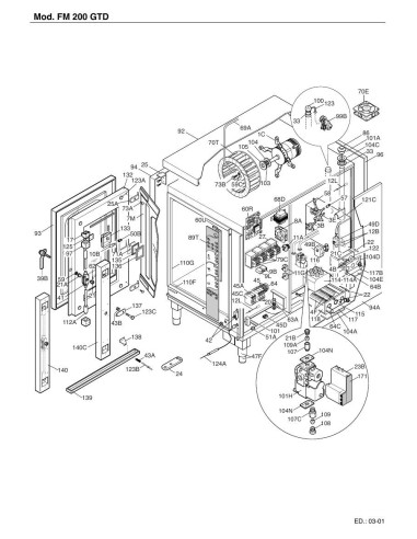 Pièces détachées FOINOX FM200GTD Annee 03-2001 