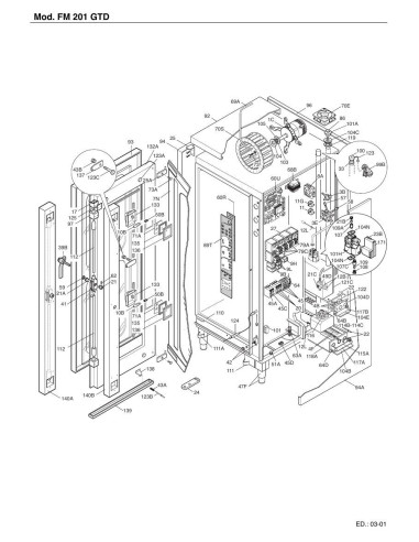 Pièces détachées FOINOX FM201GTD Annee 03-2001 