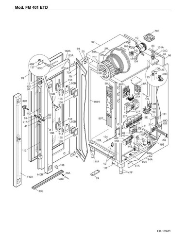 Pièces détachées FOINOX FM401ETD Annee 03-2001 