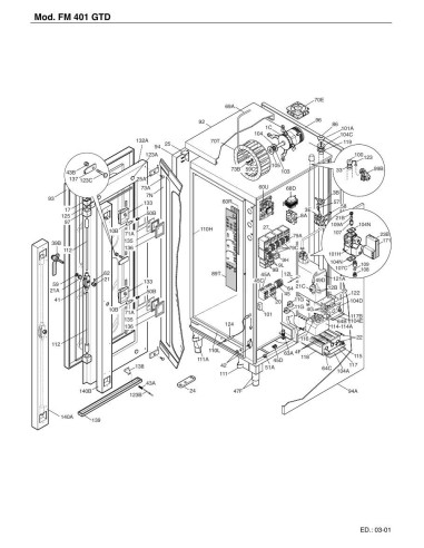 Pièces détachées FOINOX FM401GTD Annee 03-2001 