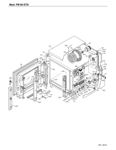 Pièces détachées FOINOX FM60ETD Annee 03-2001 