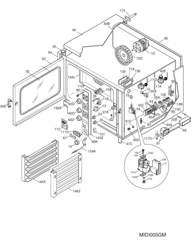 Pièces détachées FOINOX MIDI005 GM Annee 0 