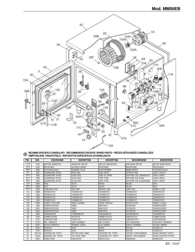 Pièces détachées FOINOX MM06EB Annee 10-2001 