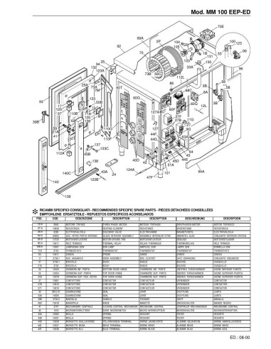 Pièces détachées FOINOX MM100 ED Annee 08-2000 