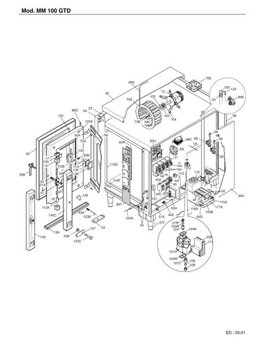 Pièces détachées FOINOX MM100 GTD Annee 01-2003 