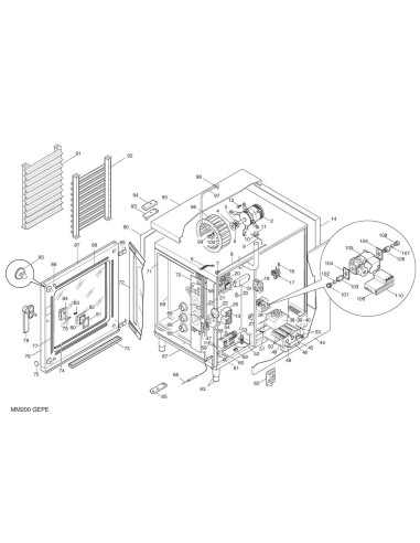 Pièces détachées FOINOX MM200 GEPE Annee 0 