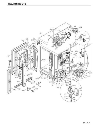 Pièces détachées FOINOX MM200 GTD Annee 01-2003 