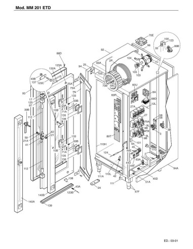 Pièces détachées FOINOX MM201 ETD Annee 01-2003 