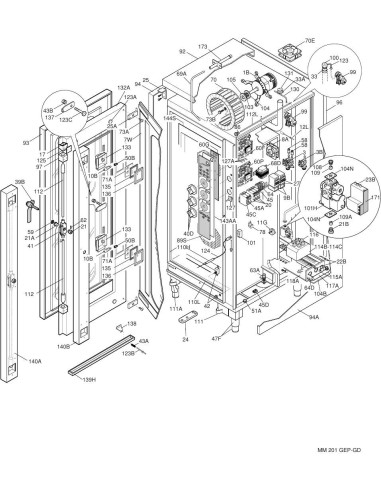 Pièces détachées FOINOX MM201 GEP Annee 0 