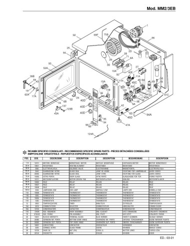 Pièces détachées FOINOX MM23 EB Annee 03-2001 