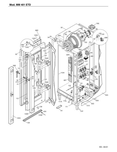 Pièces détachées FOINOX MM401 ETD Annee 01-2003 