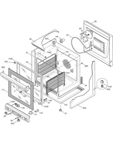 Pièces détachées FOINOX W41K1PS Annee 0 