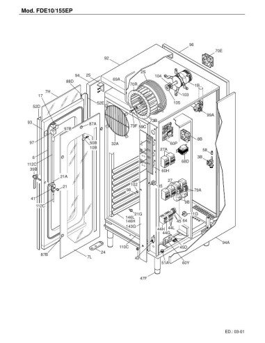 Pièces détachées FOINOX FDE10-155EP Annee 03-2001 