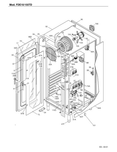 Pièces détachées FOINOX FDE10-155TD Annee 03-2001 