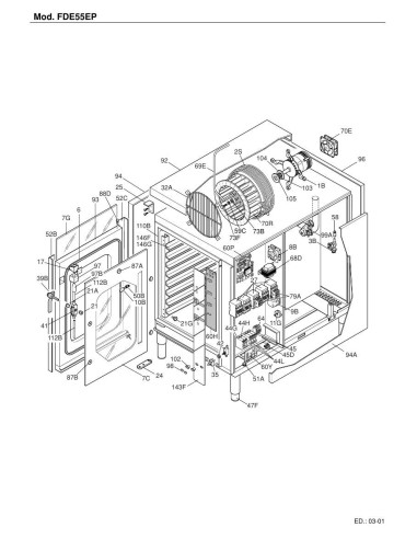 Pièces détachées FOINOX FDE55EP Annee 03-2001 