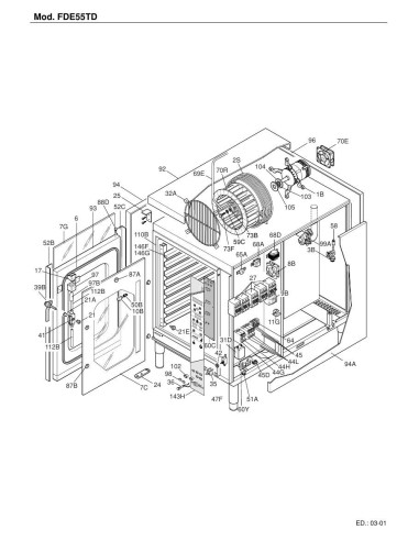 Pièces détachées FOINOX FDE55TD Annee 03-2001 