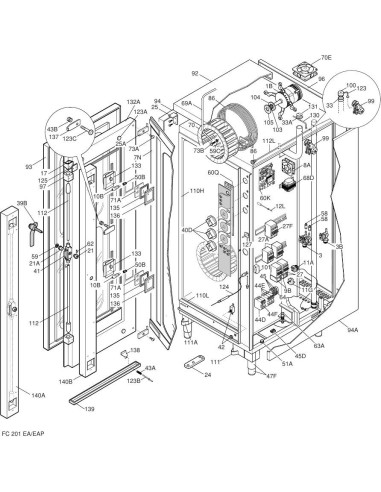 Pièces détachées FOINOX FP160EEP Annee 0 