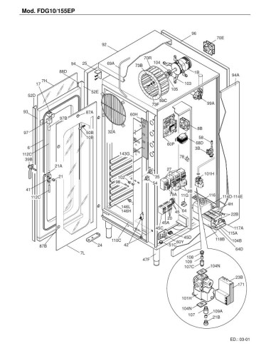 Pièces détachées FOINOX FDG10-155EP Annee 03-2001 