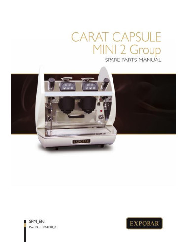 Pièces détachées EXPOBAR CARAT-CAPSULE-MINI 