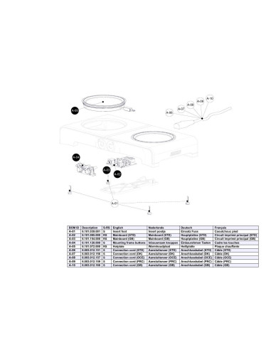 Pièces détachées BRAVILOR BONAMAT HP2 (201001-) Annee 201001- 