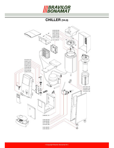 Pièces détachées BRAVILOR BONAMAT Chiller-v.4.0 