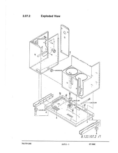 Pièces détachées BRAVILOR BONAMAT RL221 (199207-) Annee 199207- 