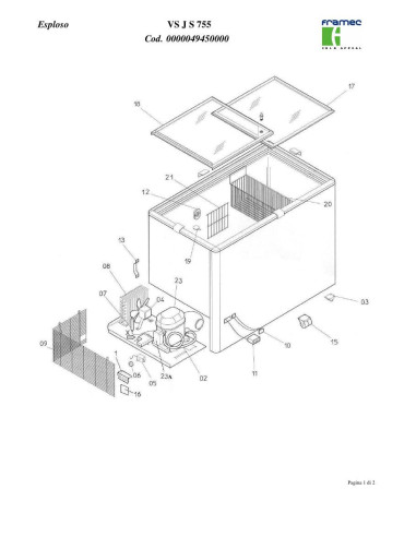 Pièces détachées FRAMEC VS J S 755 Annee 2006 