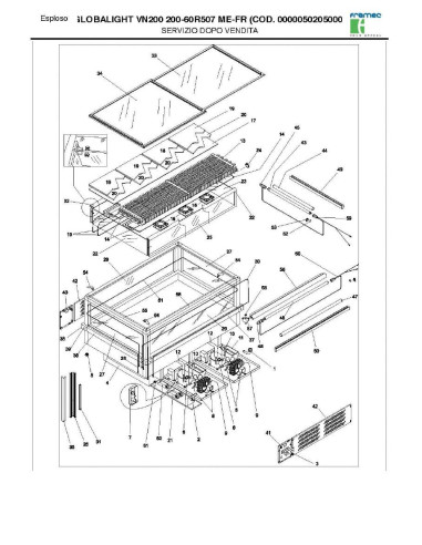 Pièces détachées FRAMEC GLOBALIGHT VN 200 200 60 R507 ME FR Annee 2007 