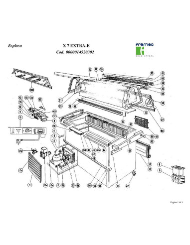 Pièces détachées FRAMEC X7 EXTRA E Annee 2006 