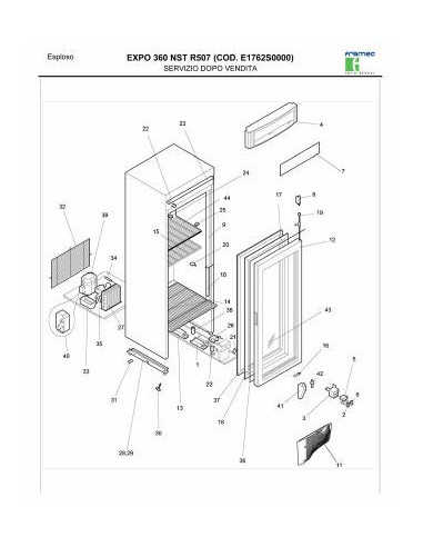 Pièces détachées FRAMEC EXPO 360 NST R507 Annee 2006 