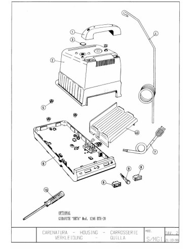 Pièces détachées GIRBAU MG1 Annee 1999 