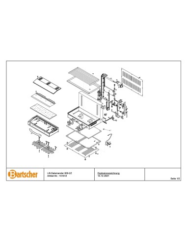 Pièces détachées pour Salamandre Lift 600-2Z marque Bartsher 