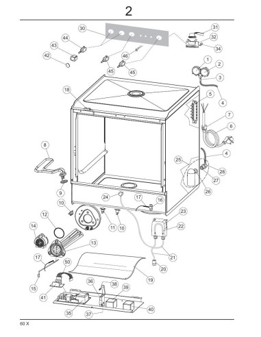 Pièces détachées AMIKA 60X Annee 02-2014 - AMIKA 60X - Annee 02-2014 - Amika