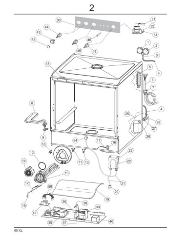 Pièces détachées AMIKA 60XL Annee 02-2014 - AMIKA 60XL - Annee 02-2014 - Amika