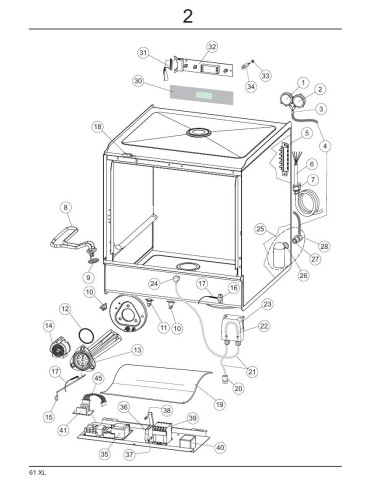 Pièces détachées AMIKA 61XL Annee 10-2012 - AMIKA 61XL - Annee 10-2012 - Amika